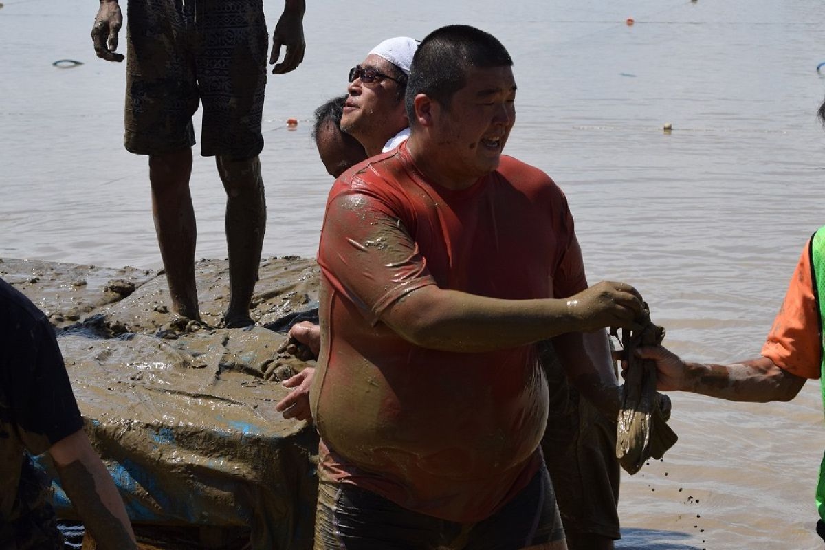 どろんこカップで戦った後の幸田健太